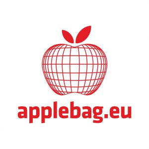 logo, jabłko, applebag